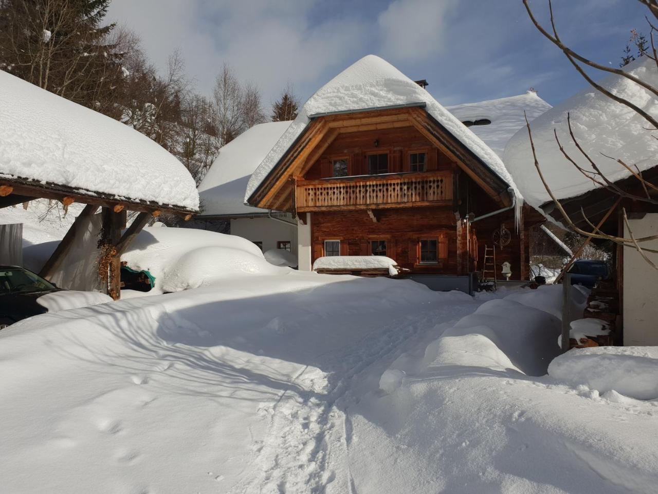 Waldheimathuette Villa Sankt Kathrein am Hauenstein Luaran gambar