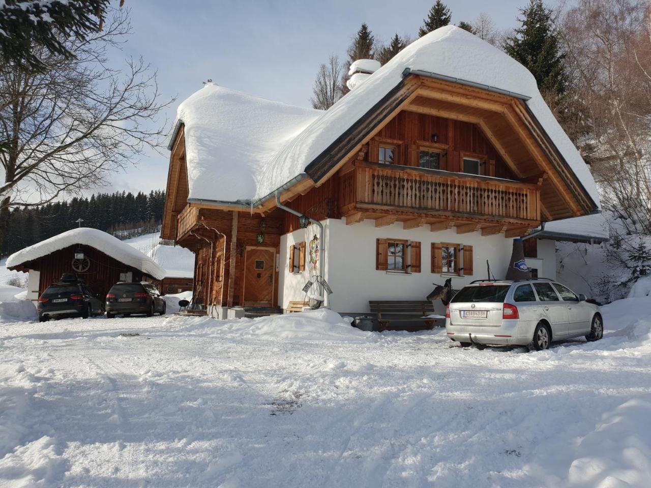 Waldheimathuette Villa Sankt Kathrein am Hauenstein Luaran gambar